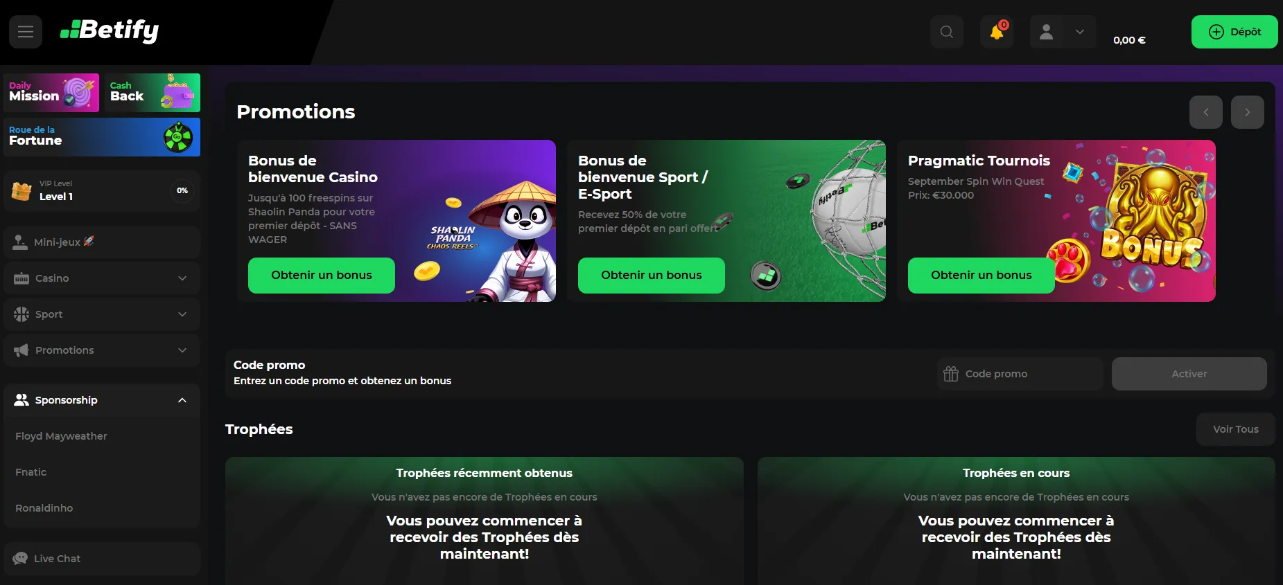 Offres spéciales Betify et codes promo exclusifs 2025 Offres spéciales Betify et codes promo
